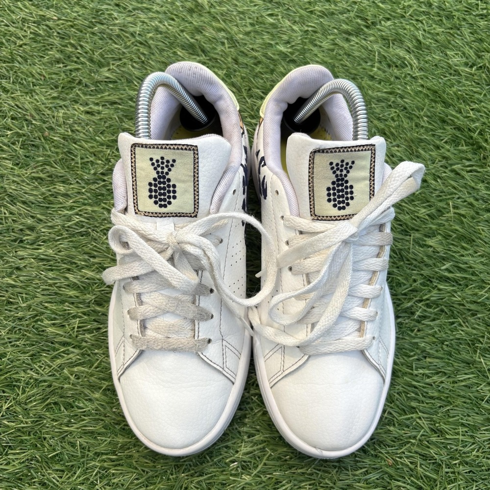 Adidas Farm Rio Advantage Court Shoes Womens Size 6 White Animal Print GZ4044 - Picture 4 of 12